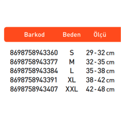 Luxor Elastična donja potpora za tele S:29-32 (224)