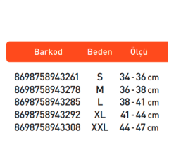 Luxor Elastik Dizlik XL:41-44 (222)