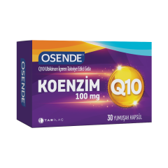 Osende Koenzim Q10 100 mg 30 Kapsül - (SKT: 10/2026)
