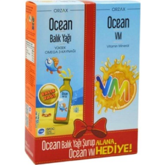 Ocean Portakal Şurup 150 ml + Ocean VM Şurup 150 ml - (SKT: 01/2027)