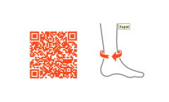 Luxor Örgü Aşil Tendon Bandı XL:26-28 (108)