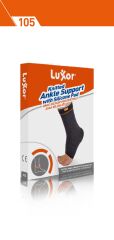 Luxor Örgü Silikon Ped Destekli Ayak Bilekliği M:22-24 (105)