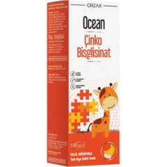 Ocean Çinko Bisglisinat Şurup Muz Aromalı 150 ml - (SKT: 01/2026)