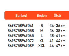 Вязаный наколенник Luxor с поддержкой надколенника и связок XXL:44-47 (104)