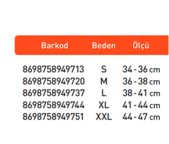 Luxor Örgü Patella Destekli Dizlik XL:41-44 (103)