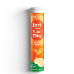 Efervit Vitamin C 1000 mg 20 Efervesan Tablet - (SKT: 08/2027)