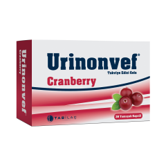 Urinonvef Cranberry 30 Yumuşak Kapsül - (SKT: 09/2026)