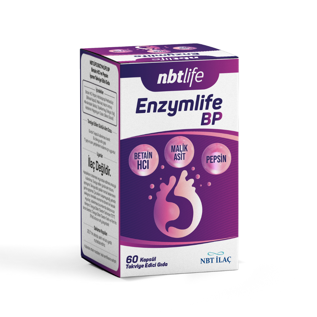 NBT Life Enzymlife BP 60 Kapsül - (SKT: 09/2027)