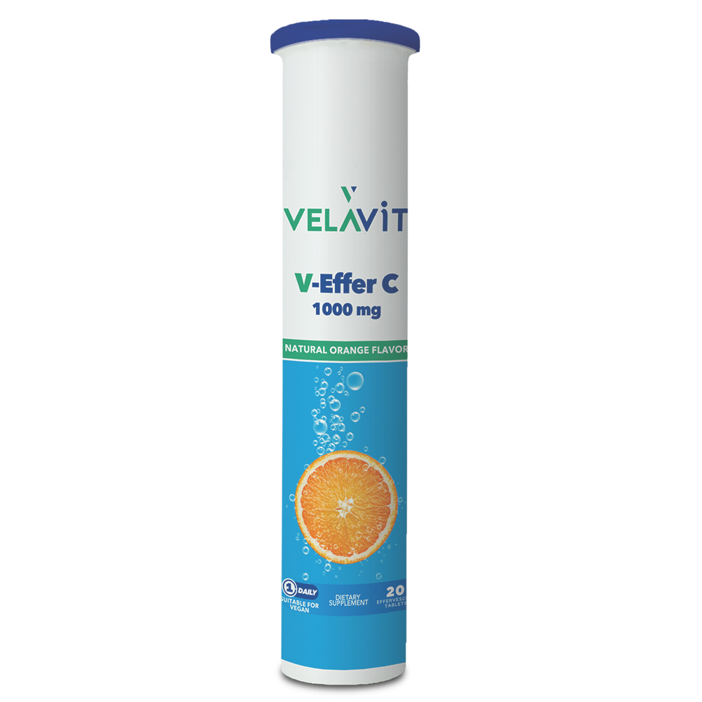 Velavit V-Effer C 1000 mg 20 Efervesan Tablet - (SKT: 10/2027)
