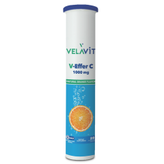 Velavit V-Effer C 1000 mg 20 Efervesan Tablet - (SKT: 10/2027)