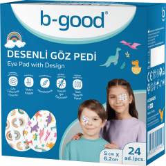 B-Good Göz Pedi Desenli 5x6,2 cm 24'lü - (SKT: 06/2029)