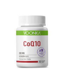 Voonka Co-Q10 200 mg 32 Yumuşak Kapsül - (SKT:05/2026)