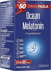 Ocean Melatonin 3 mg 60+30 Tablet - %50 Daha Fazla - (SKT:03/2026)
