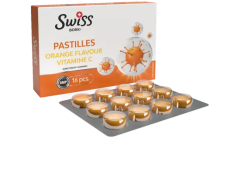 Swiss Bork Portakal Aromalı C Vitamini Pastil 16'lı - (SKT:07/2025)