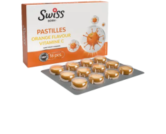 Swiss Bork Portakal Aromalı C Vitamini Pastil 16'lı - (SKT:07/2025)