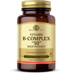 Solgar Vitamin B Complex 50 mg 50 Kapsül- (SKT: 10/2027)