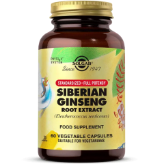 Solgar Siberian Ginseng Root Extract 60 Kapsül - (SKT: 08/2027)