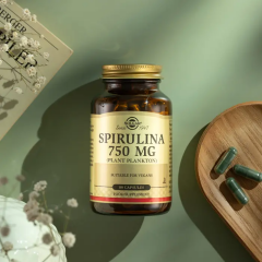 Solgar Spirulina 750 mg 80 Kapsül - (SKT: 12/2026)