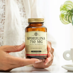 Solgar Spirulina 750 mg 80 Kapsül - (SKT: 12/2026)