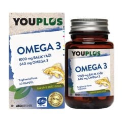 Youplus Omega 3 30 Kapsül - (SKT: 04/2027)