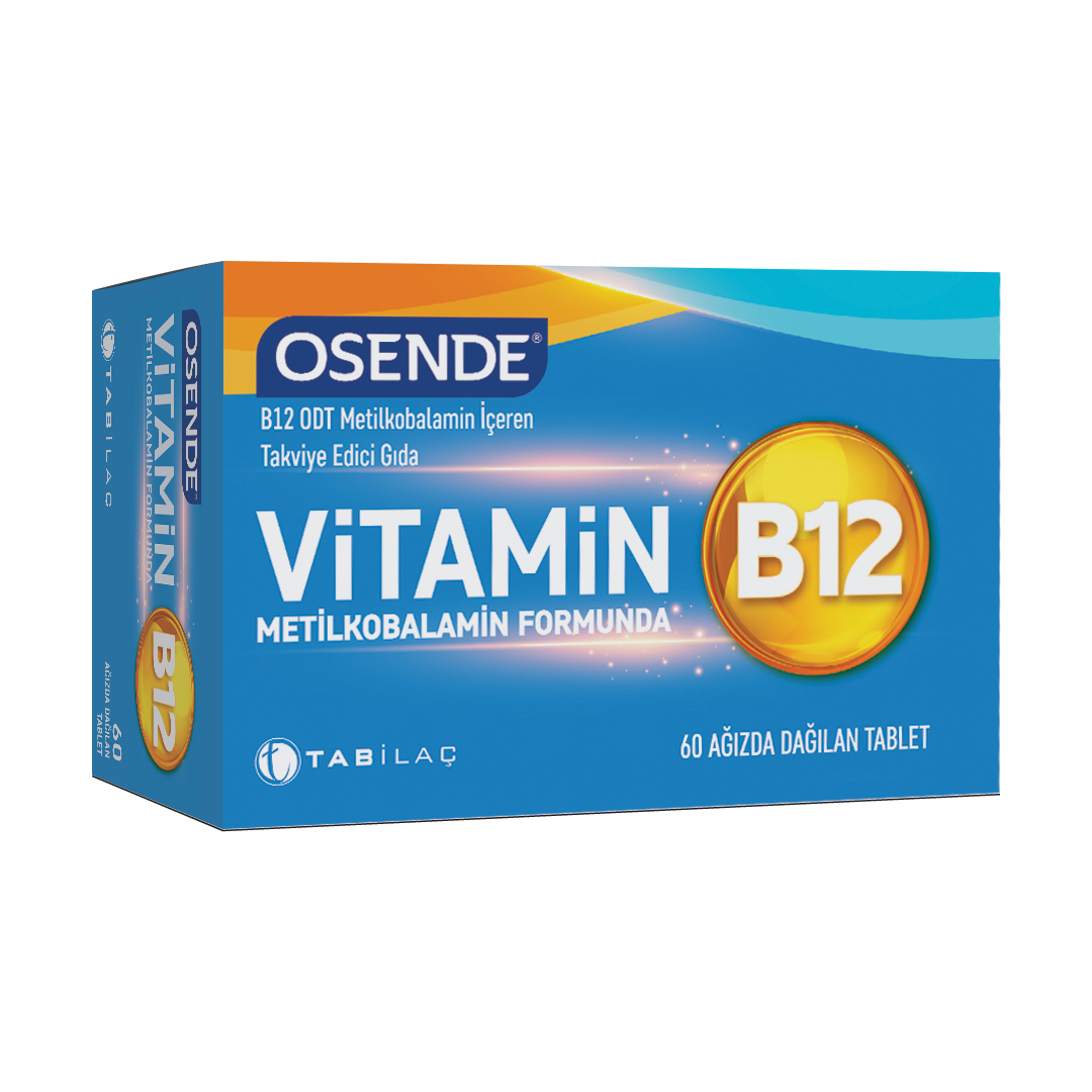 Osende Vitamin B12 60 Ağızda Dağılan Tablet- (SKT: 02/2026)