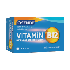 Osende Vitamin B12 60 Ağızda Dağılan Tablet- (SKT: 12/2025)
