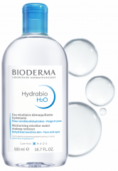 Bioderma Hydrabio H2O 500 ml - (SKT: 03/2026)