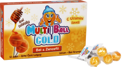 Multiball Cold Bal & Zencefil Lolipop 12 Adet- (SKT: 03/2026)