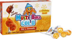 Multiball Cold Bal & Zencefil Lolipop 12 Adet- (SKT: 03/2026)