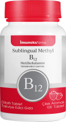 Imuneks Farma B12 1,000 mcg 100 Tablet- (SKT: 01/2026)